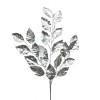 Silver Metallic Bayleaves Spray 71cm - X22056 BAY2C Silver Metallic Bayleaves Spray 71cm - X22056 BAY2C