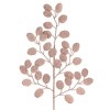 Glitter Silver Dollar Eucalyptus Pink 60cm - X23008