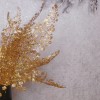 Gold Glitter Maidenhair Fern Spray 46cm - X20016 Gold Glitter Maidenhair Fern Spray 46cm - X20016