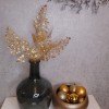 Gold Glitter Maidenhair Fern Spray 46cm - X20016 Gold Glitter Maidenhair Fern Spray 46cm - X20016