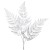 Metallic Fern Spray Silver 66cm - X25068