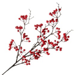 Artificial Christmas Ilex Berries Red 90cm - X24023 BAY3C