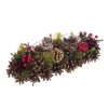 Apple and Pine Cone Christmas Tea Light Holder - X22055A