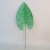 Artificial Acanthus Leaf Emerald Green Glitter - 16X006