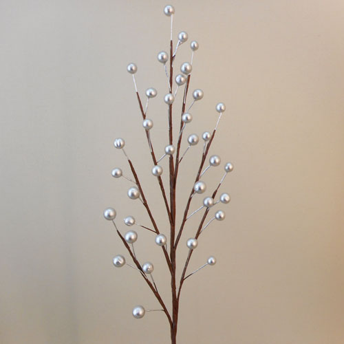 Winter Berry Stem Silver - 18X067 BAY2C