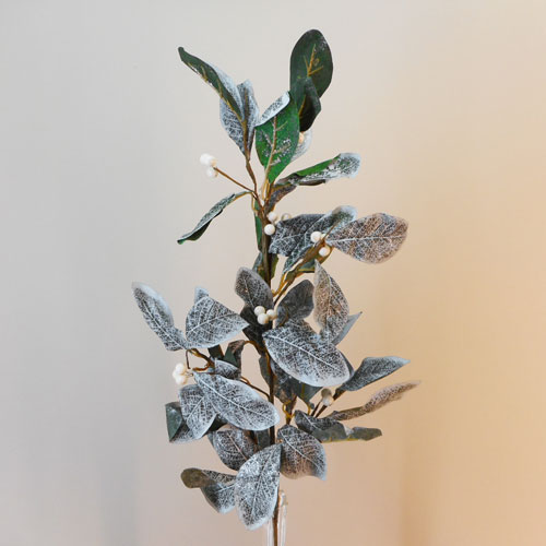 Glitter Magnolia Leaves Branch - 18X270