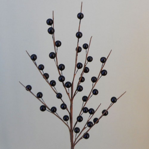 Winter Berry Stem Burgundy 49cm - X20060 BAY3C