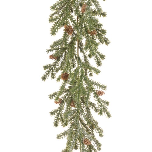 Artificial Yew and Cones Garland 180cm - X23030 Artificial Yew and Cones Garland 180cm - X23030