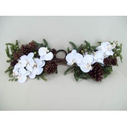 Opulence Orchid and Berry Christmas Swag - OX061b