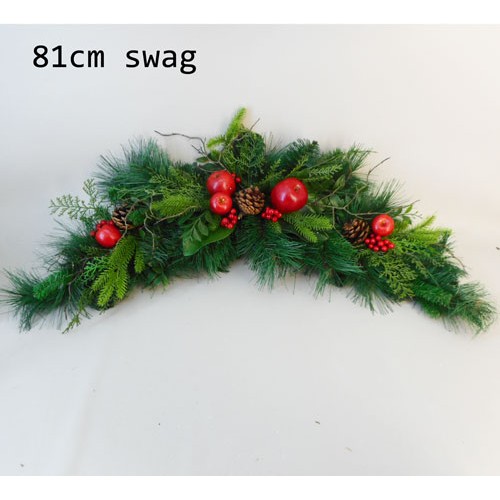 Luxury Artificial Yule Christmas Swags 81cm