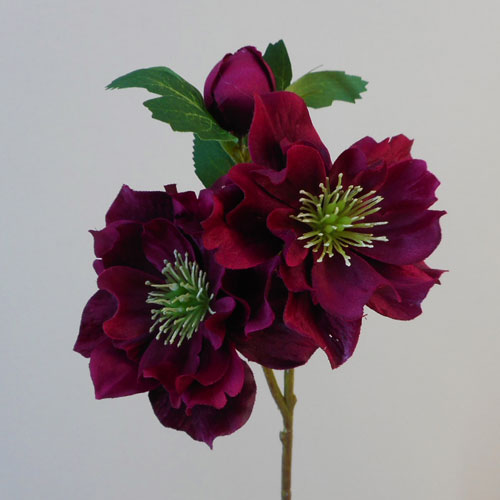 Artificial Hellebore Stem Wine - X19008 