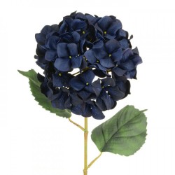 Luxury Artificial Hydrangeas Midnight Blue 68cm - X21067 E4