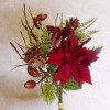 Christmas Poinsettias Posy Red 32cm - X23010