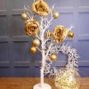Christmas Clip on Glitter Rose Gold 16cm - X22048 
