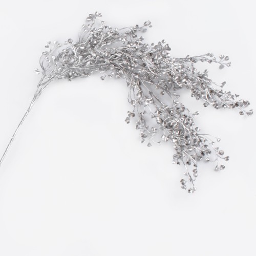 Metallic Trailing Bell Flowers Silver 95cm - X23050 BAY2B