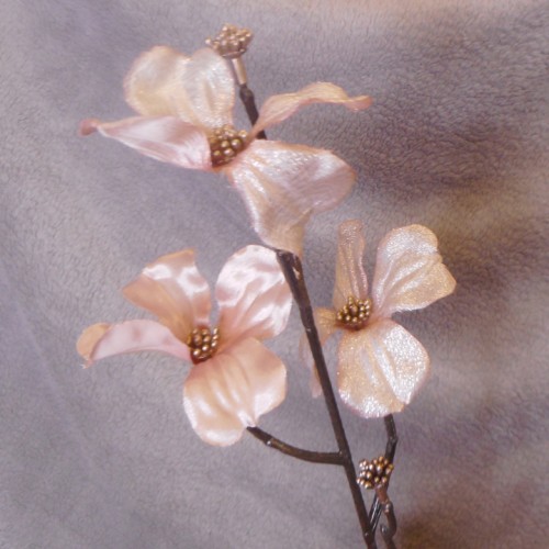 Pearl Dogwood Spray Pink 50cm - X23007 BAY4B