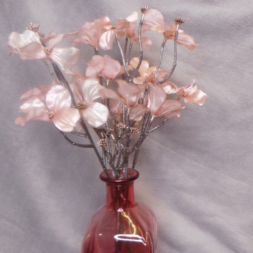 Pearl Dogwood Spray Pink 50cm - X23007 BAY4B