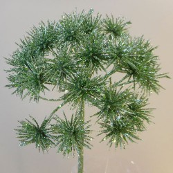 Starburst Allium Mint Green Christmas Flowers - 17X114