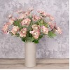 Eco Artificial Hellebore Stem Pink Green 48cm - H198 Q2 Eco Artificial Hellebore Stem Pink Green 48cm - H198 Q2