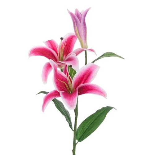 Eco Artificial Casablanca Lily Pink 88cm - L052 KK2 Eco Artificial Casablanca Lily Pink 88cm - L052 KK2