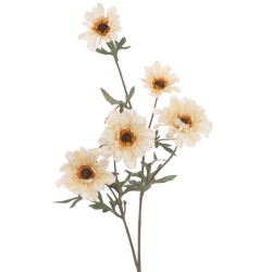 Eco Artificial Chrysanthemum Spray Cappuccino 75cm - D075