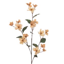 Eco Artificial Dogwood Spray Cappuccino 93cm - D084 D3