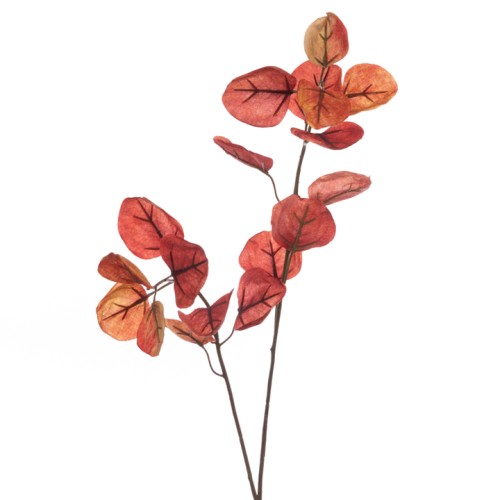 Eco Artificial Eucalyptus Red Orange 83cm - EUC065 KK2 Eco Artificial Eucalyptus Red Orange 83cm - EUC065 KK2