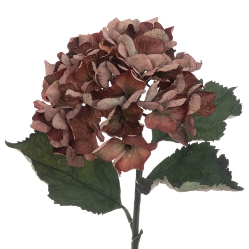 Eco Artificial Hydrangea Brown 60cm - H119 KK3