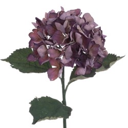 Eco Artificial Hydrangea Mauve Purple 60cm - H118 LL3