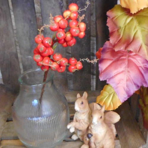 Christmas Berry Stem Red 40cm