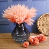 36cm Artificial Pampas Grass Picks Coral Pink 6 Pack - PAM029 L4