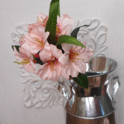 Artificial Alstroemeria Stem Blush Pink 48cm - A051 A4