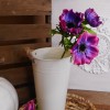 Artificial Anemones Purple Flowers 45cm - A091 A2