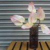 Real Touch Artificial Anthurium Pink and Green 74cm - A012 