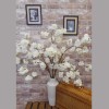 Artificial Peach Blossom Branch Cream 130cm - B009 A1 Artificial Peach Blossom Branch Cream 130cm - B009 A1