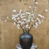 Artificial Apple Blossom Bush Ivory 73cm - B041 