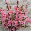 Artificial Cherry Blossom Branch Mid Pink 89cm - B019 B4