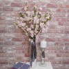 Artificial Cherry Blossom Branch Pale Pink 89cm - B018 B2