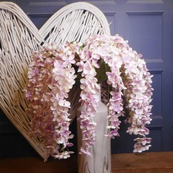 Trailing Artificial Blossom Lilac 83cm - B068 A1