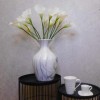 Artificial Calla Lilies Real Touch Medium Cream 66cm  - C157 D4