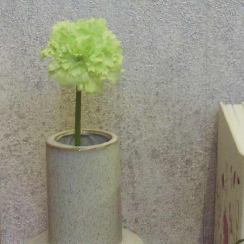 Mini Artificial Carnations on Short Stem Lime Green 31cm - C105 A3