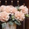 Artificial Ball Chrysanthemum Bunch Apricot 43cm - C029 EE1 Artificial Ball Chrysanthemum Bunch Apricot 43cm - C029 EE1