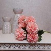 Artificial Ball Chrysanthemum Bunch Pale Pink 42cm - C043 B2