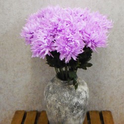 Lilac Silk Chrysanthemum 82cm - C194 A1