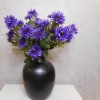 Artificial Silk Cornflowers Large Purple 65cm - C117 A1