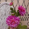 Artificial Dahlias Spray Cerise Pink 102cm - D202 D1 Artificial Dahlias Spray Cerise Pink 102cm - D202 D1