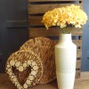 Artificial Hydrangea Golden Yellow 62cm - H139 H4