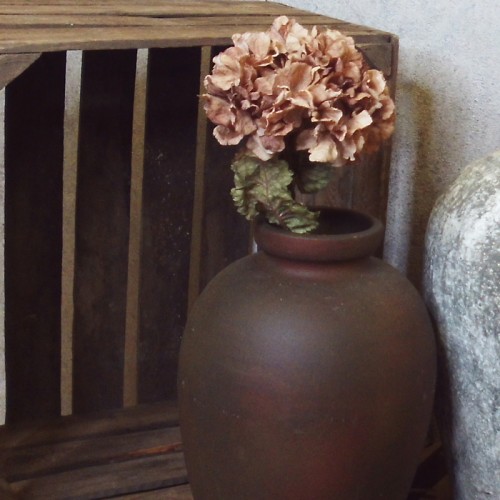 Antique Hydrangea Cappuccino 52cm | Faux Dried Flowers - H190 E3
