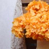 Artificial Hydrangea Tangerine Orange 62cm - H084 BX10 Artificial Hydrangea Tangerine Orange 62cm - H084 BX10