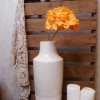 Artificial Hydrangea Tangerine Orange 62cm - H084 BX10 Artificial Hydrangea Tangerine Orange 62cm - H084 BX10